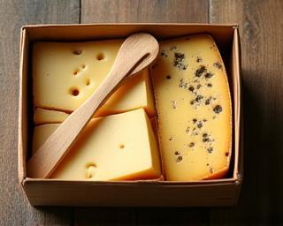 Geschenkdoos met Nederlandse kaas