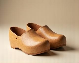 Traditionele houten klompen