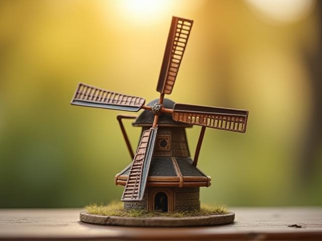 Miniatuur Nederlandse windmolen souvenir